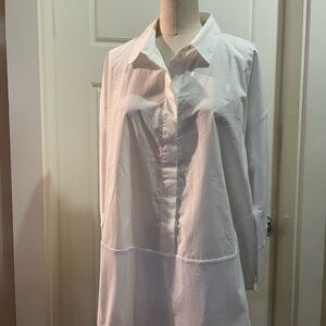 Chic White Long Sleeve Shirt